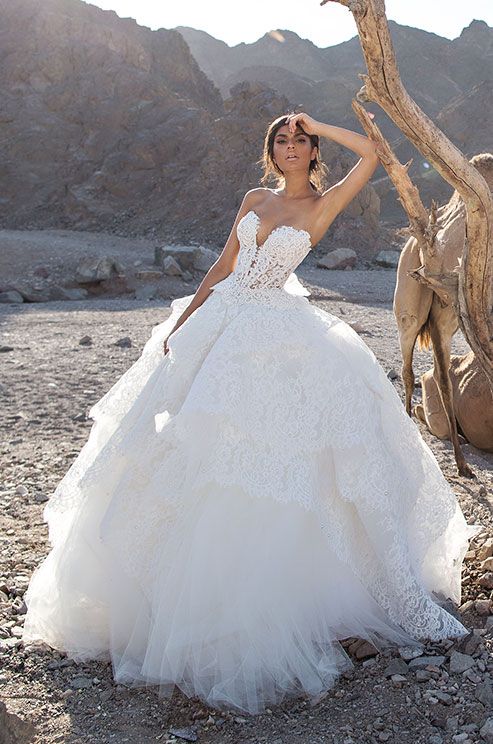 pnina tornai ball gown wedding dress