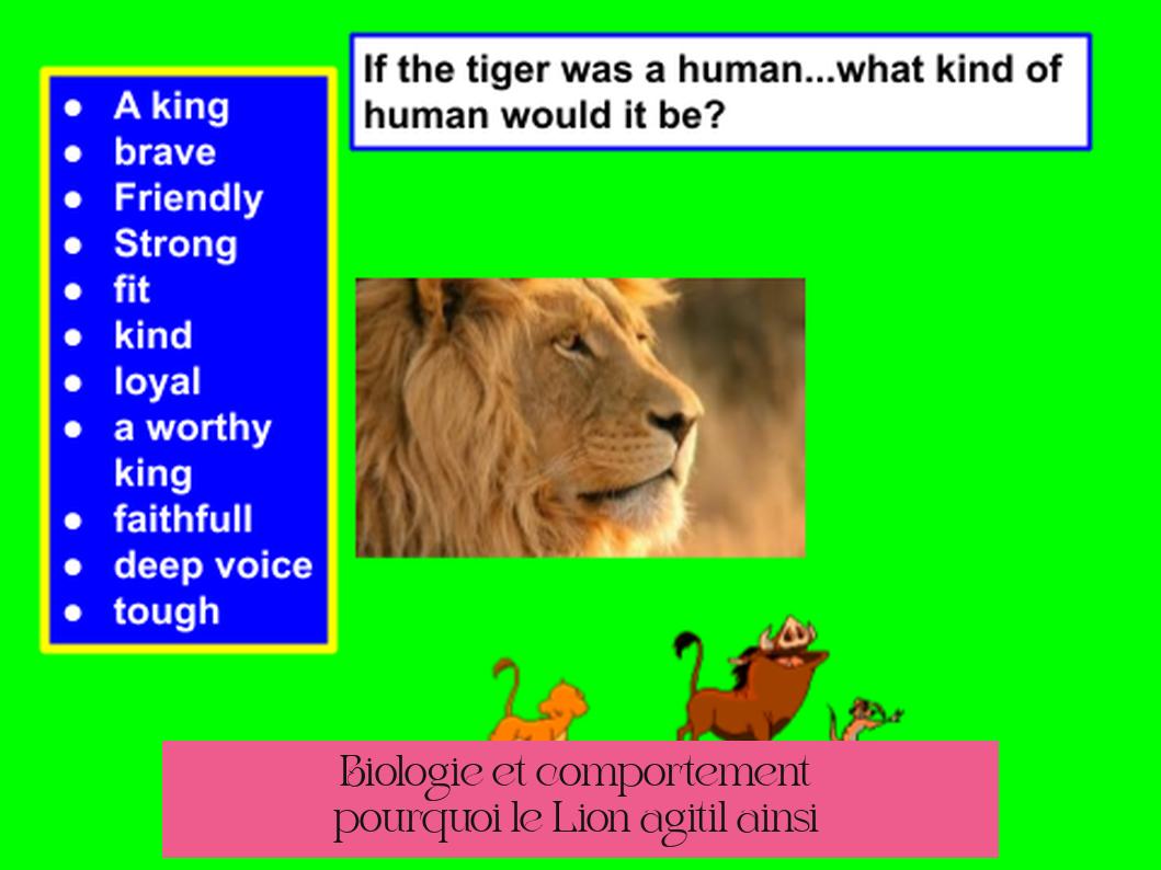Biologie et comportement : pourquoi le Lion agit-il ainsi ?