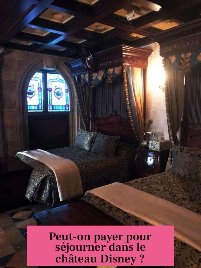 Peut-on payer pour séjourner dans le château Disney ?