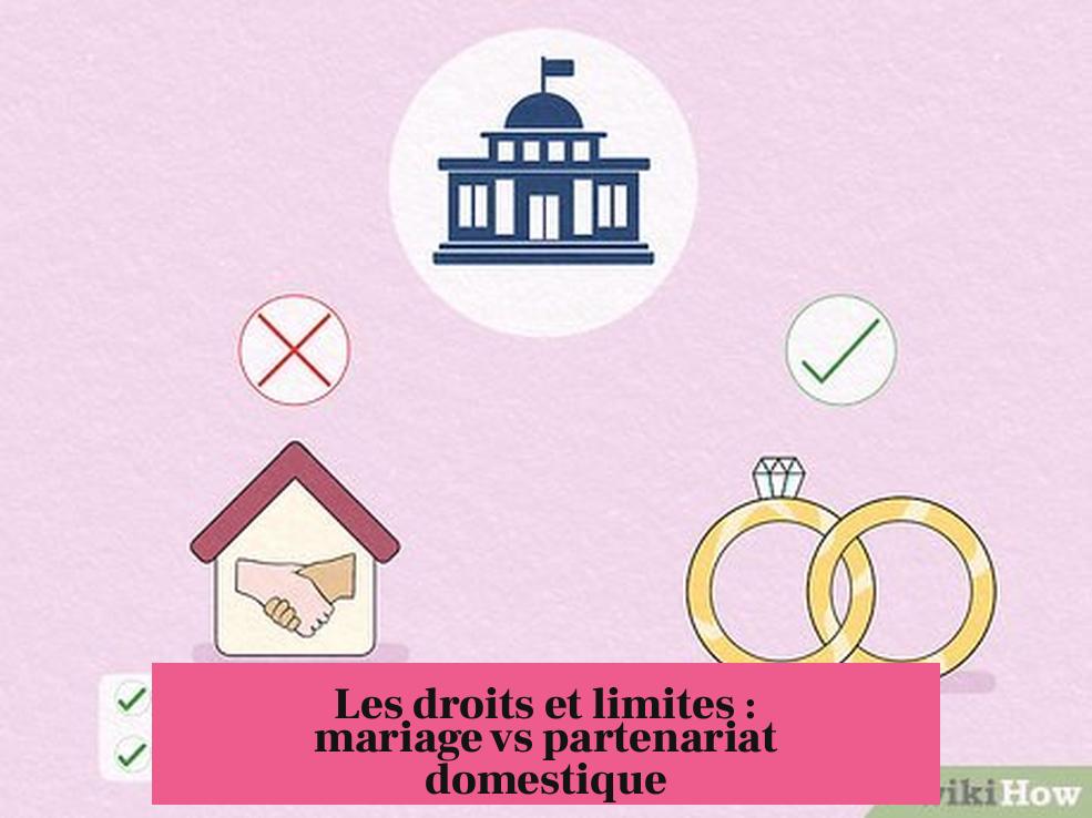 Les droits et limites : mariage vs partenariat domestique