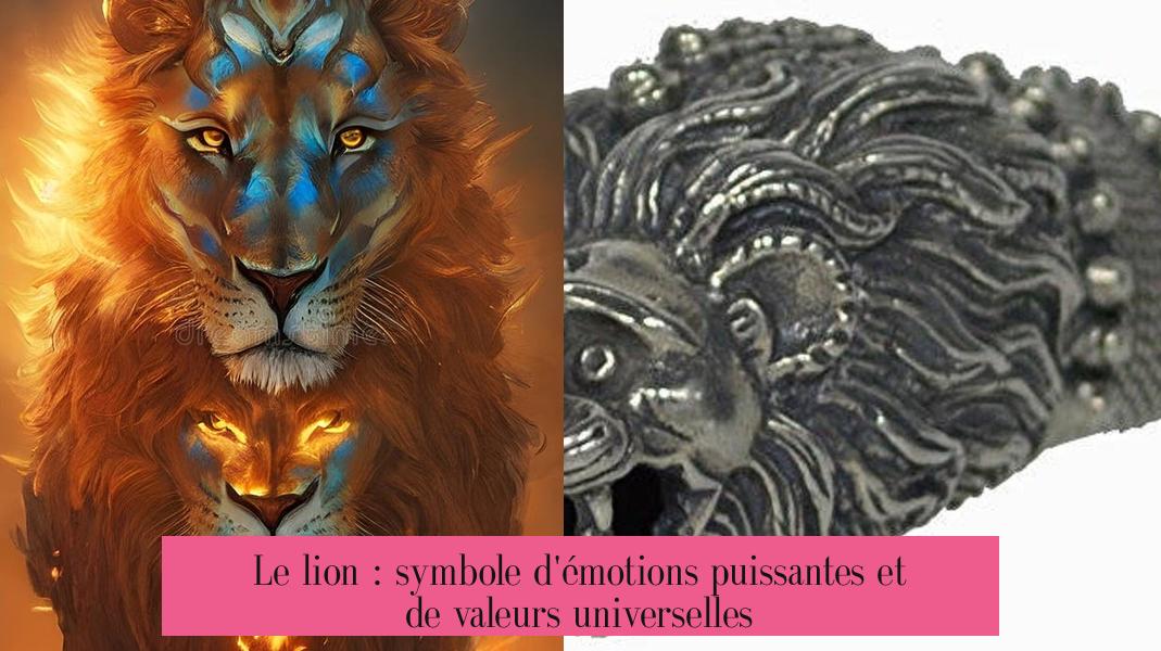 Le lion : symbole d'émotions puissantes et de valeurs universelles