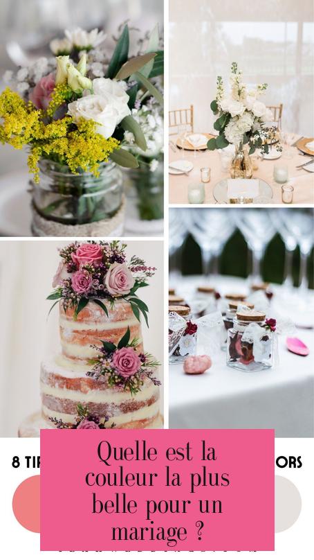 Quelle est la couleur la plus belle pour un mariage ?