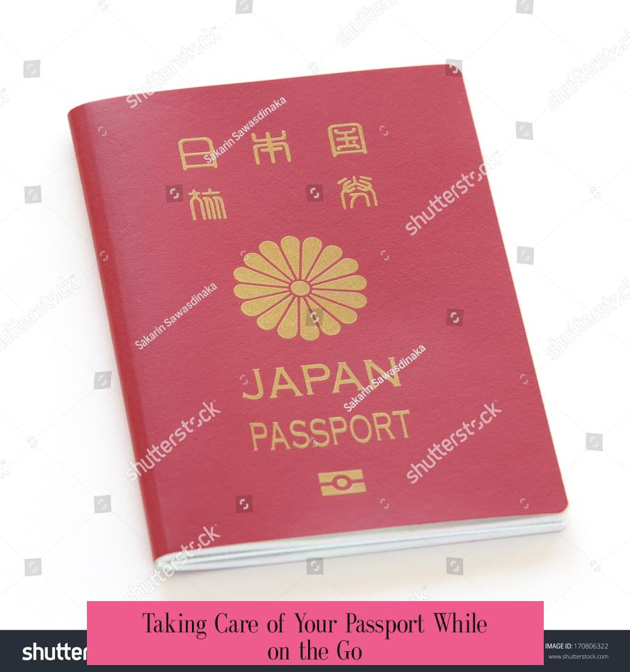 Taking Care of Your Passport While on the Go