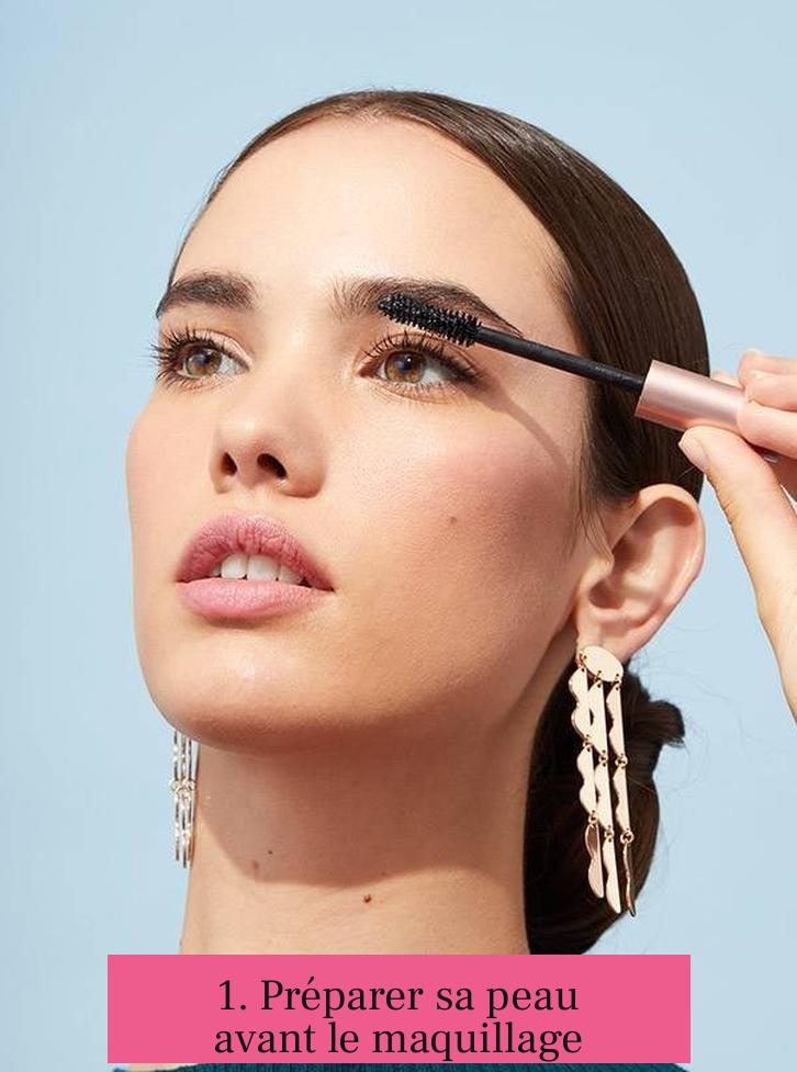 1. Préparer sa peau avant le maquillage