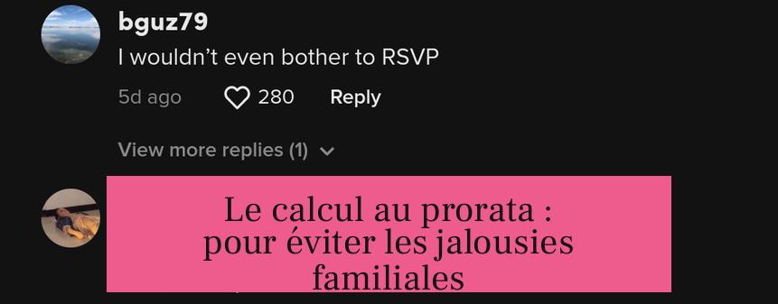 Le calcul au prorata : pour éviter les jalousies familiales