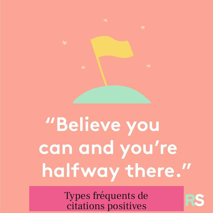 Types fréquents de citations positives