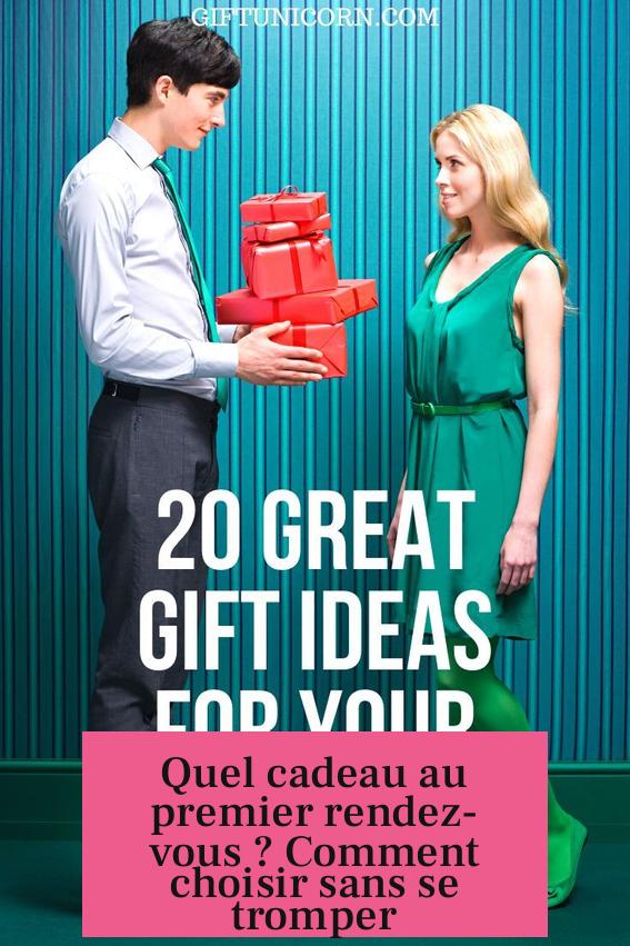 Quel cadeau au premier rendez-vous ? Comment choisir sans se tromper