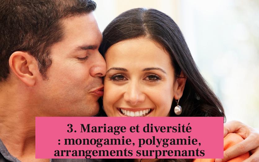3. Mariage et diversité : monogamie, polygamie, arrangements surprenants