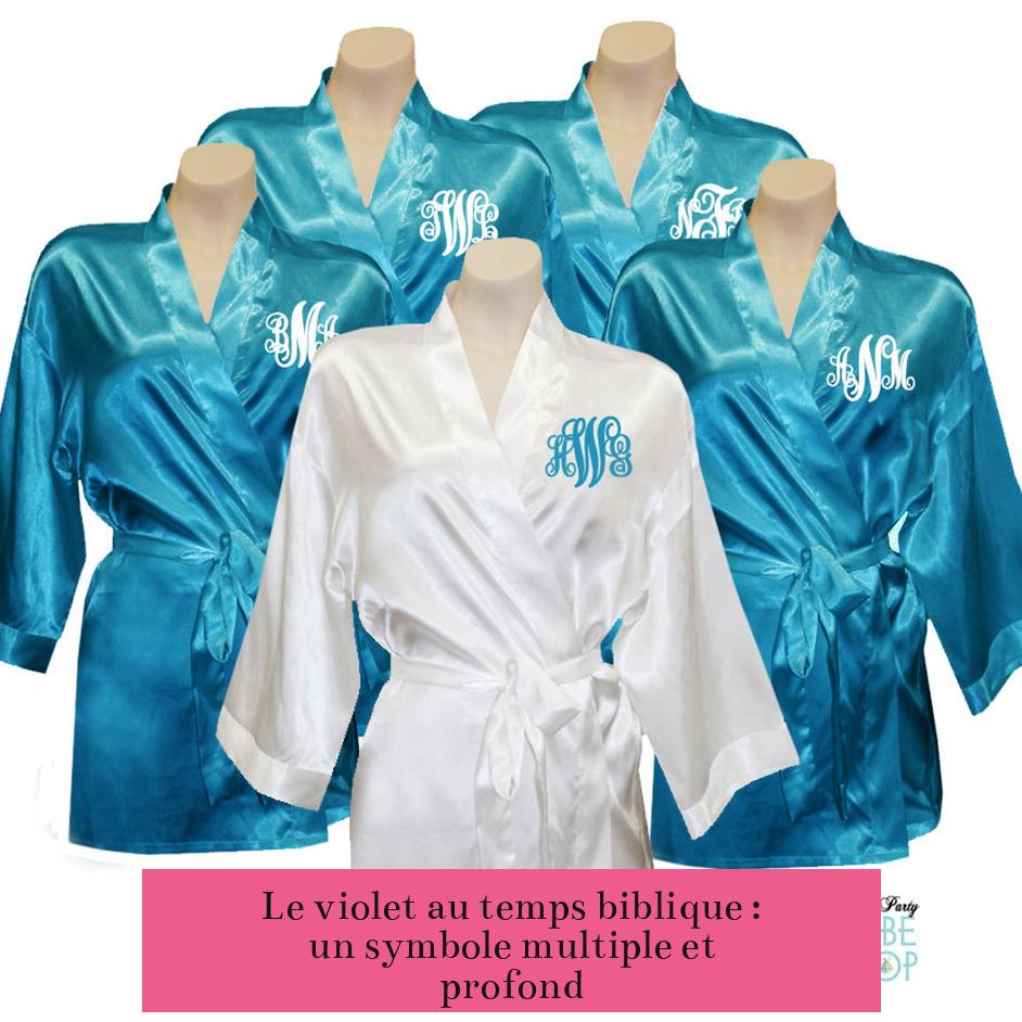 Le violet au temps biblique : un symbole multiple et profond