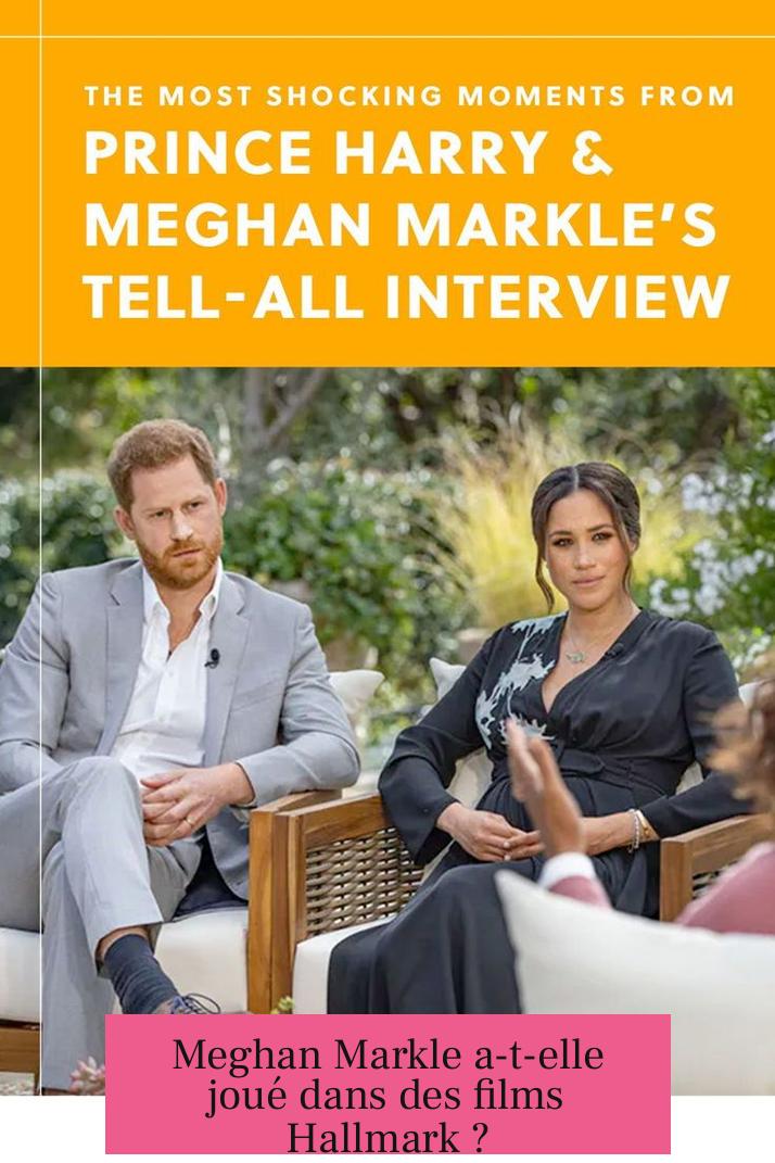 Meghan Markle a-t-elle joué dans des films Hallmark ?