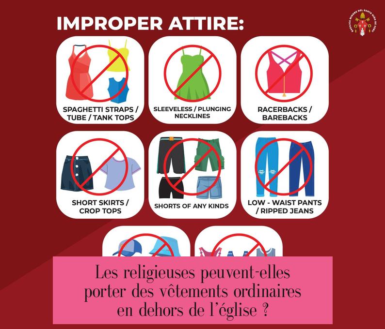 Les religieuses peuvent-elles porter des vêtements ordinaires en dehors de l’église ?