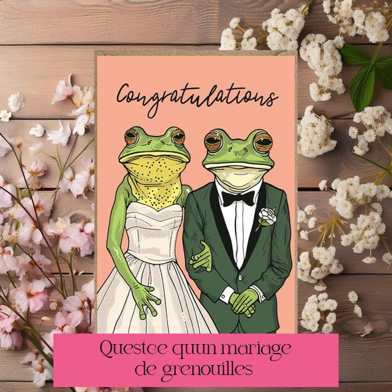 Qu'est-ce qu'un mariage de grenouilles ?