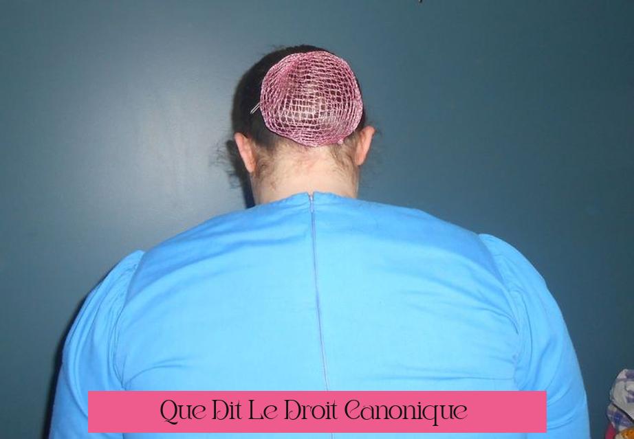 Que Dit Le Droit Canonique ?