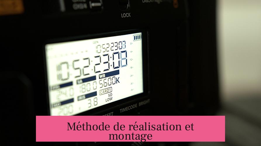 Méthode de réalisation et montage