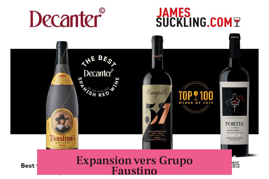 Expansion vers Grupo Faustino