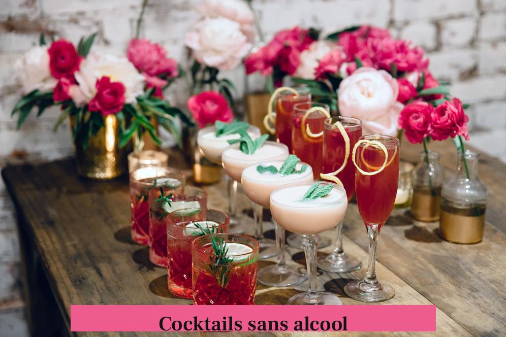 Cocktails sans alcool