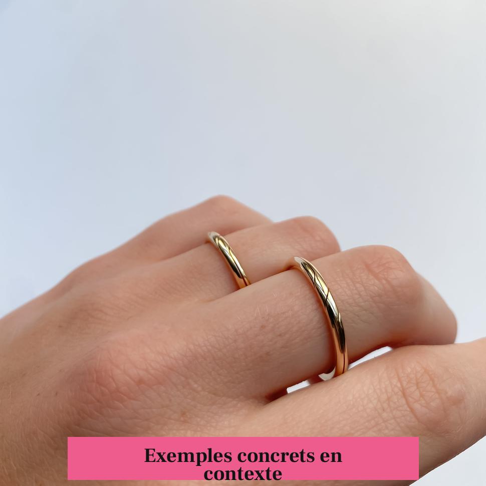 Exemples concrets en contexte