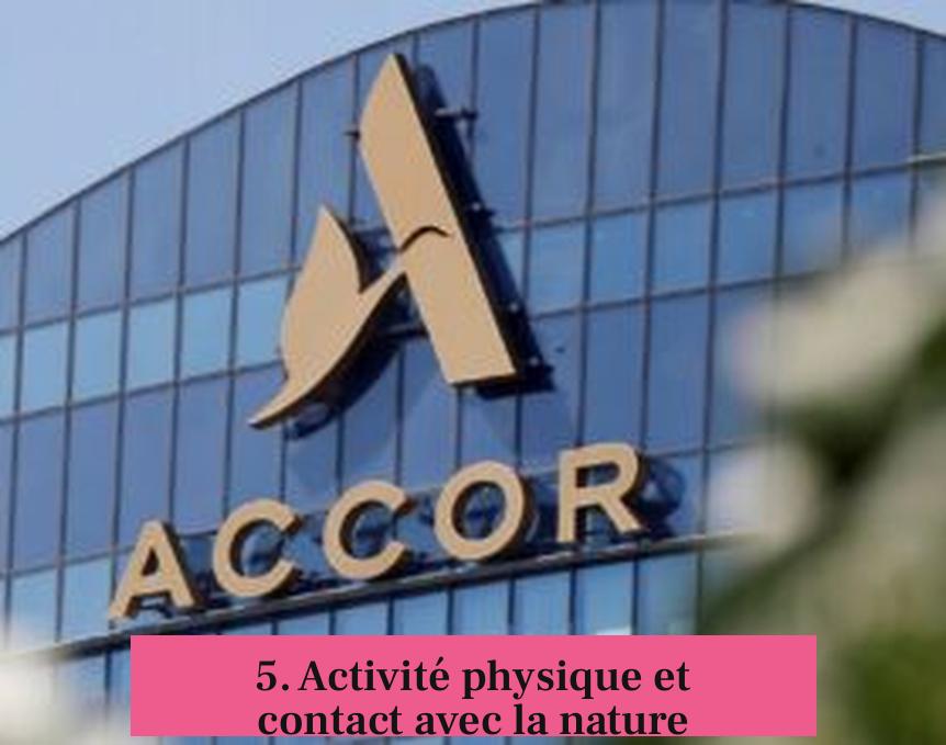 5. Activité physique et contact avec la nature