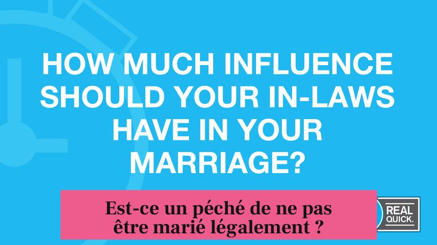 Est-ce un péché de ne pas être marié légalement ?
