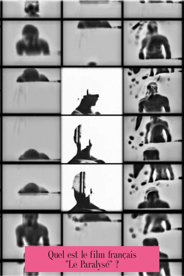 Quel est le film français "Le Paraly­sé" ?