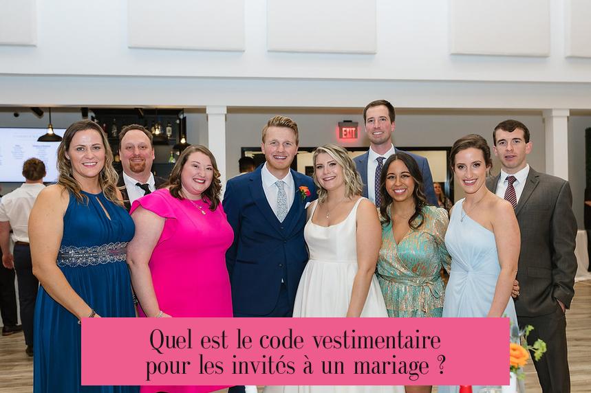 Quel est le code vestimentaire pour les invités à un mariage ?