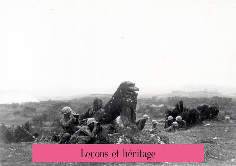 Leçons et héritage
