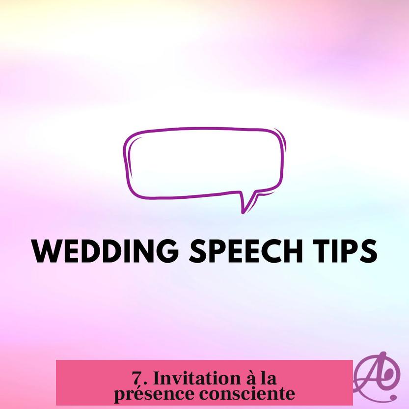 7. Invitation à la présence consciente