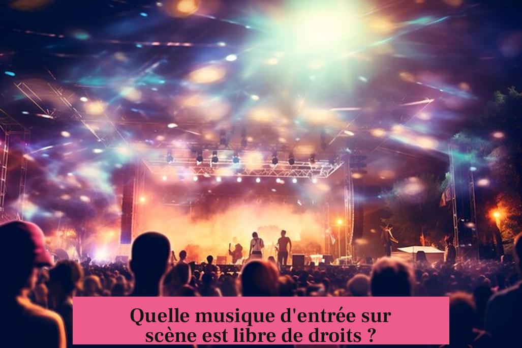 Quelle musique d'entrée sur scène est libre de droits ?