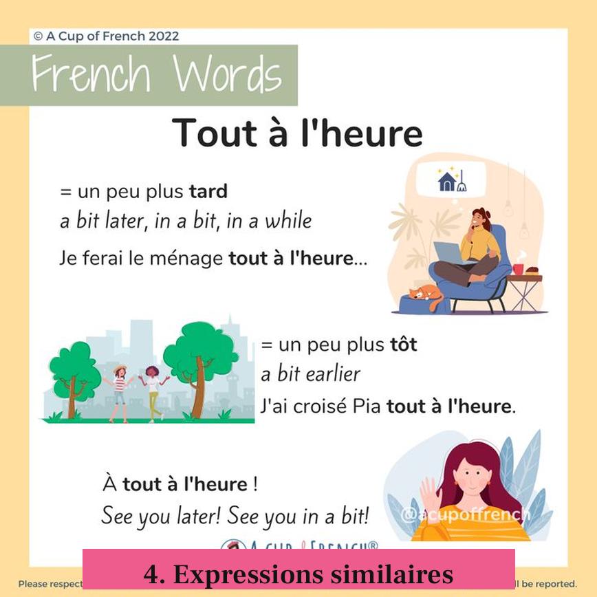 4. Expressions similaires