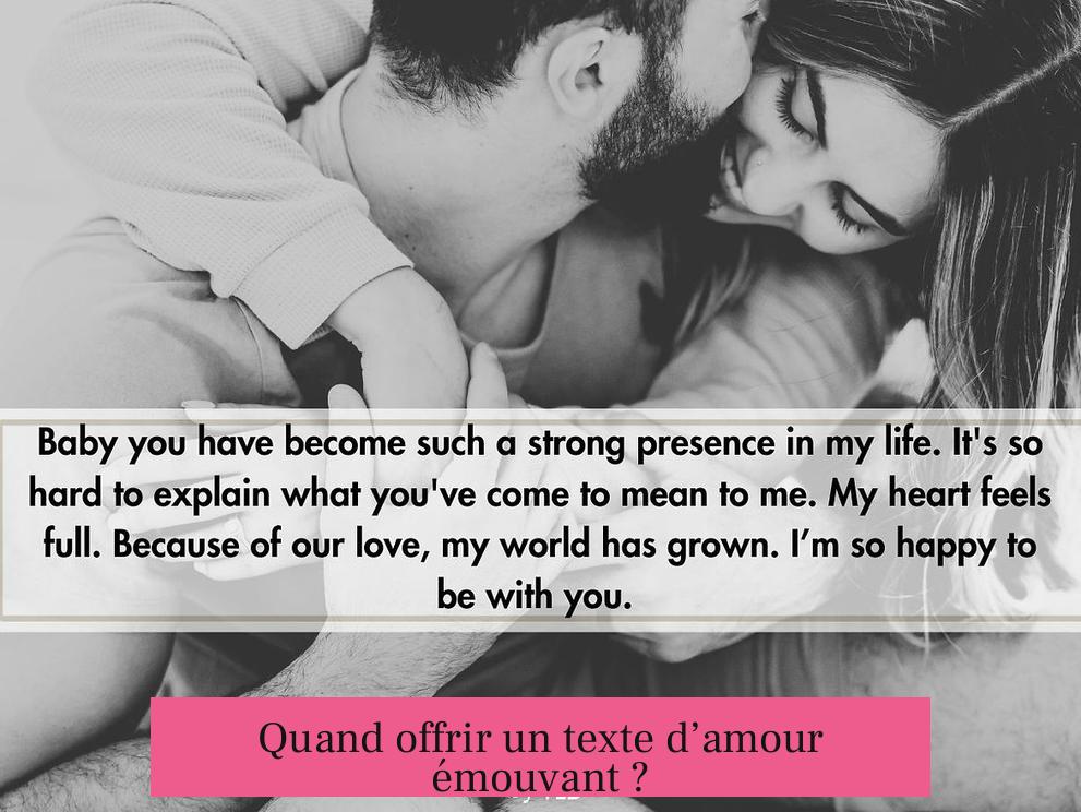 Quand offrir un texte d’amour émouvant ?