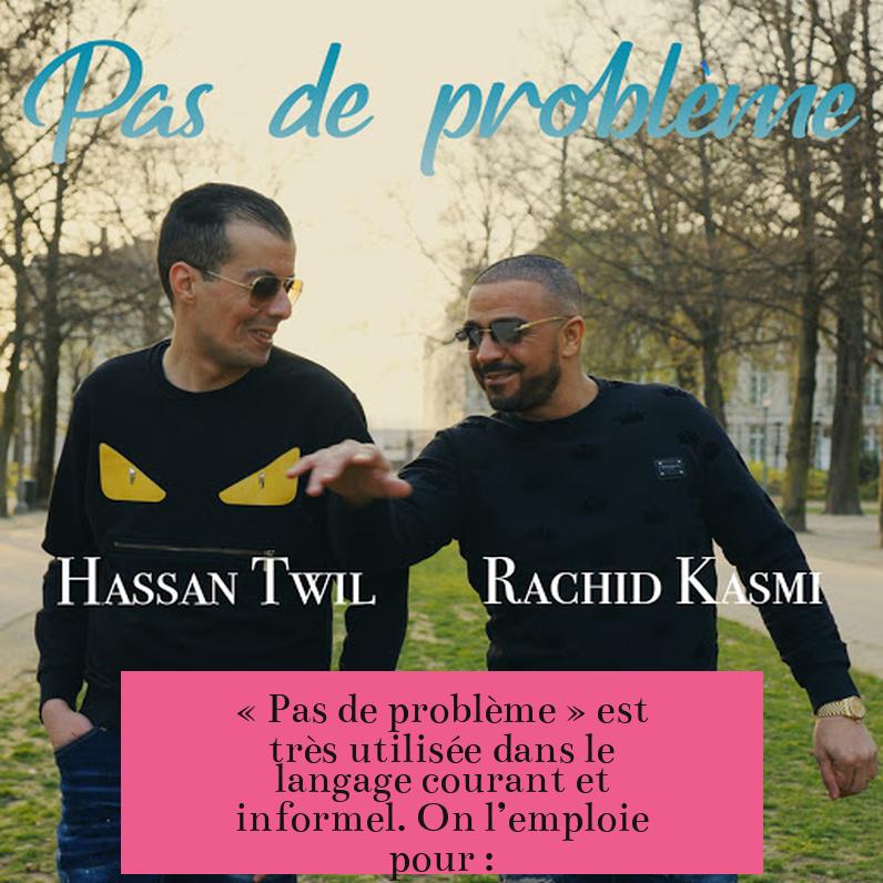 « Pas de problème » est très utilisée dans le langage courant et informel. On l’emploie pour :