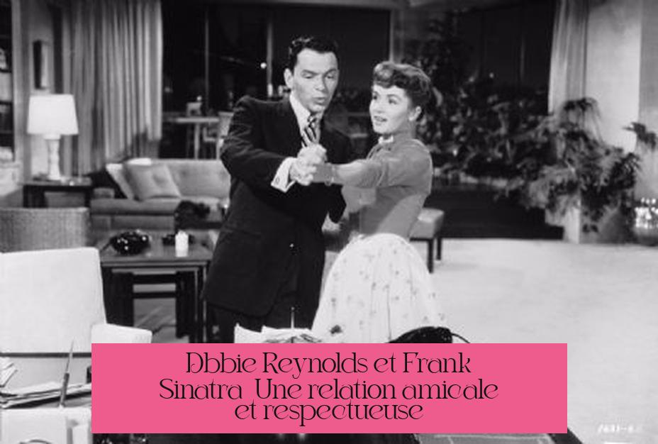 Débbie Reynolds et Frank Sinatra : Une relation amicale et respectueuse