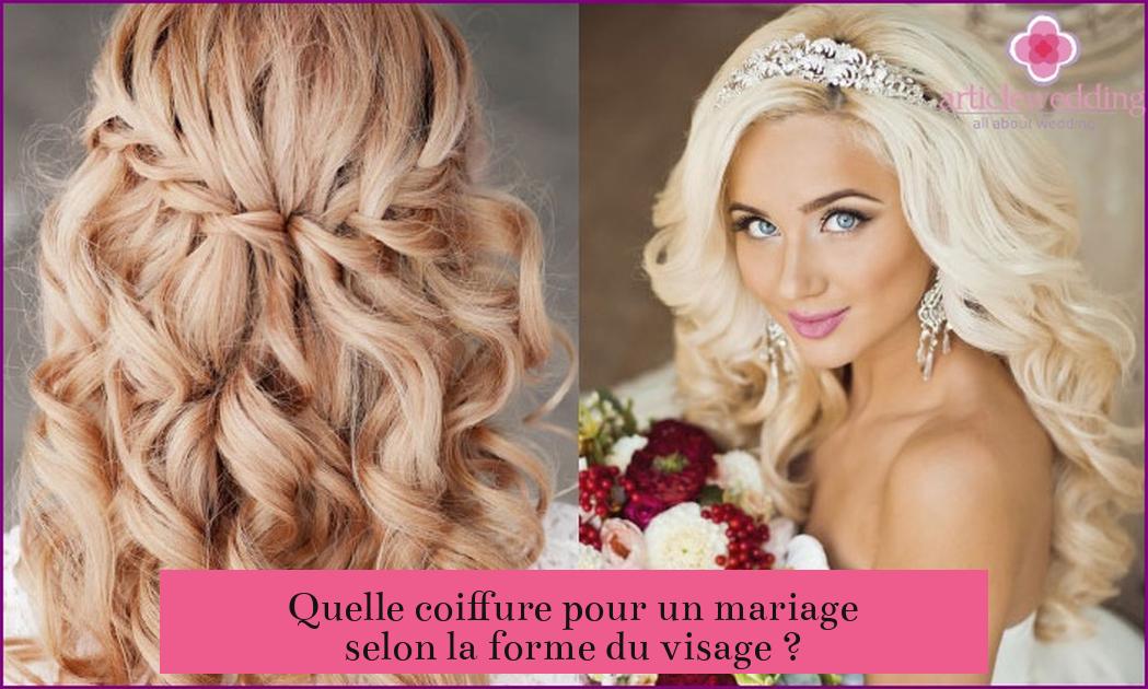 Quelle coiffure pour un mariage selon la forme du visage ?