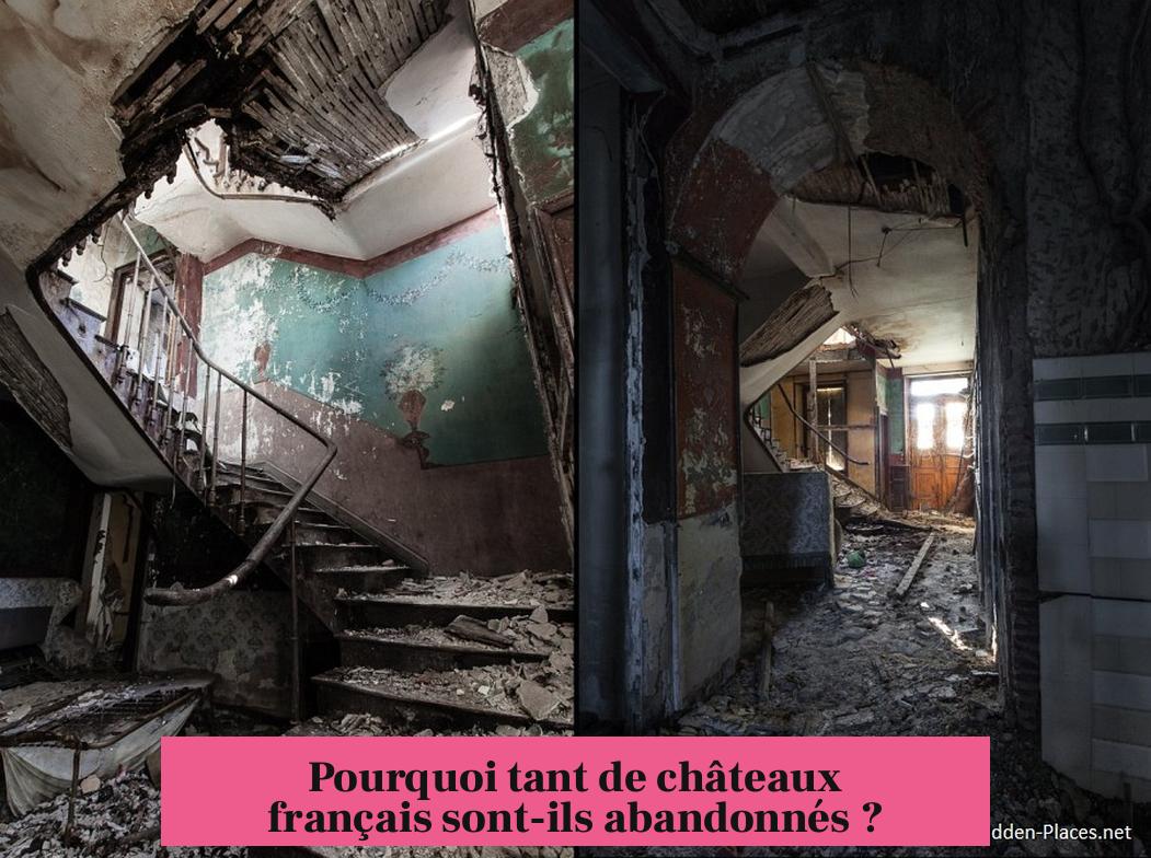 Pourquoi tant de châteaux français sont-ils abandonnés ?