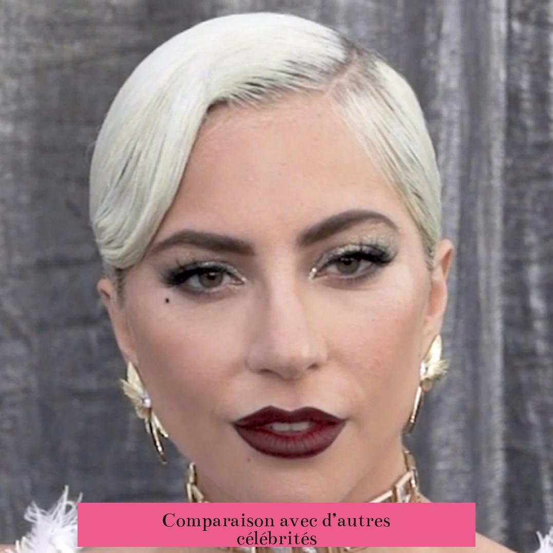 Comparaison avec d’autres célébrités