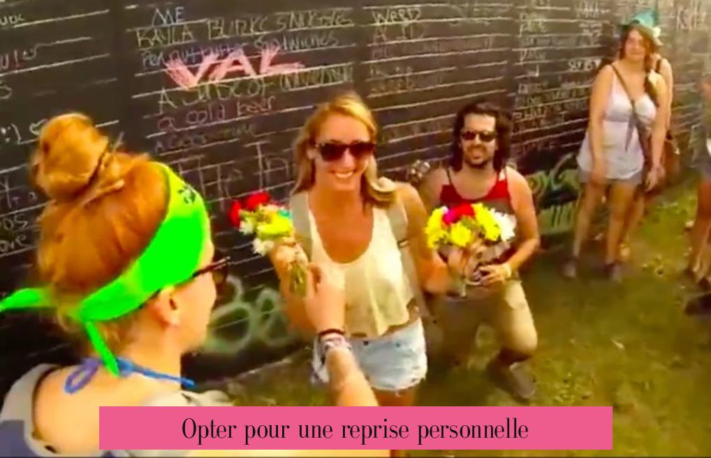 Opter pour une reprise personnelle