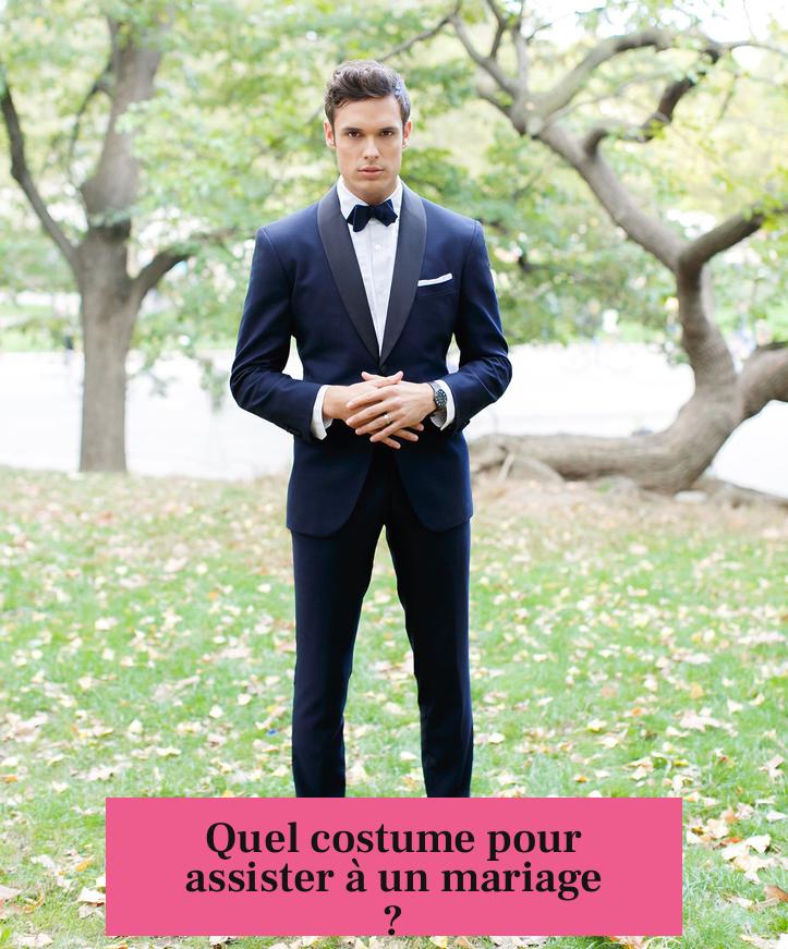 Quel costume pour assister à un mariage ?