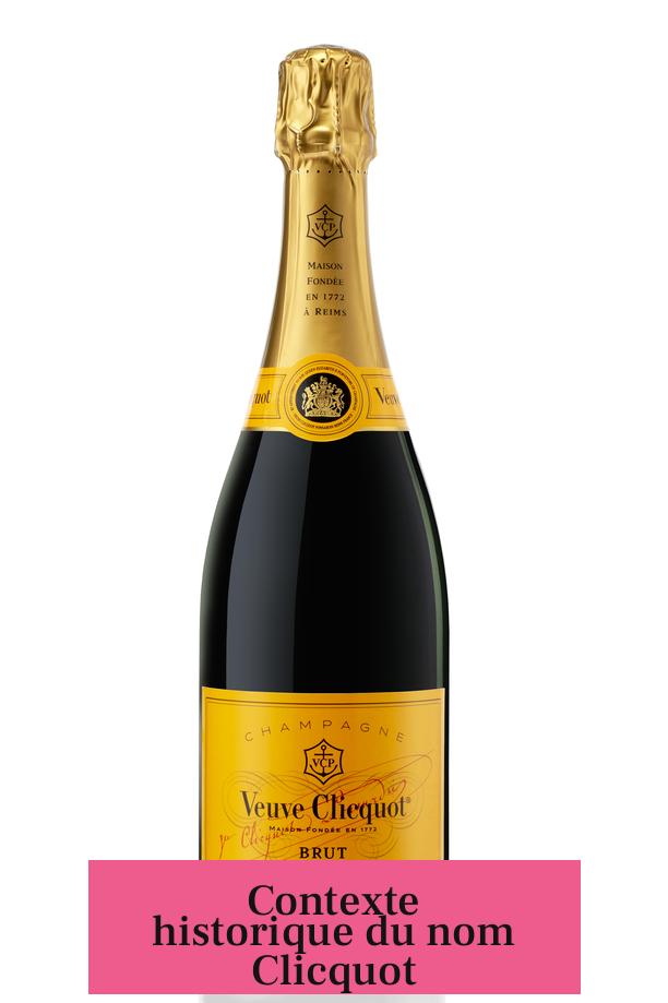 Contexte historique du nom Clicquot