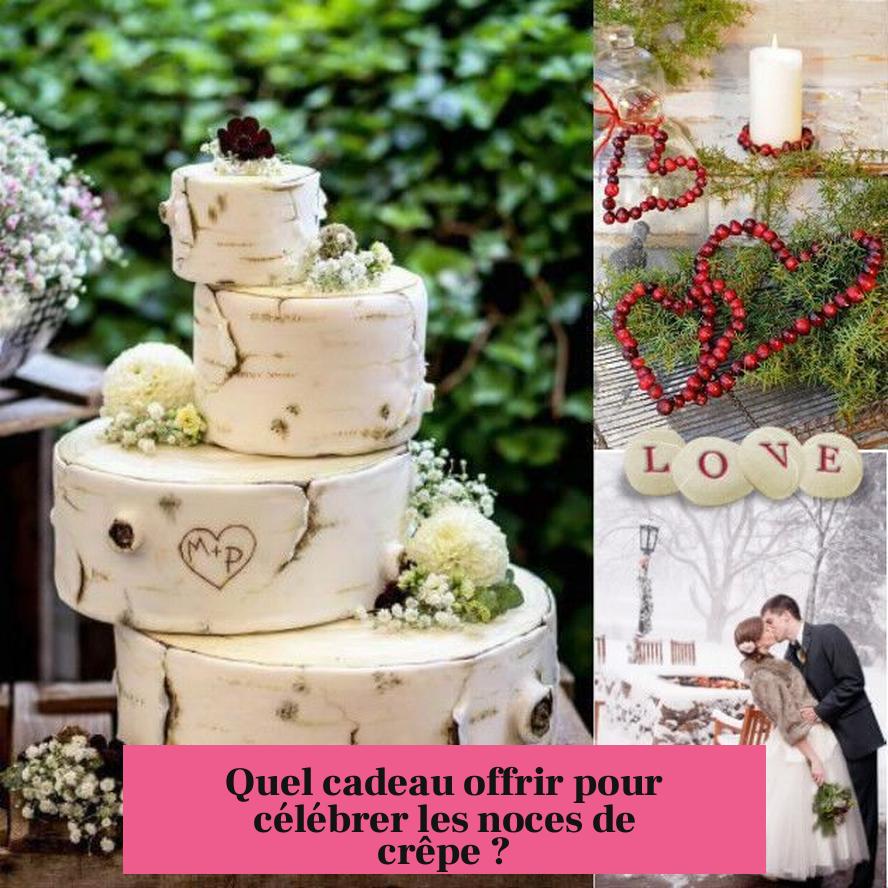 Quel cadeau offrir pour célébrer les noces de crêpe ?