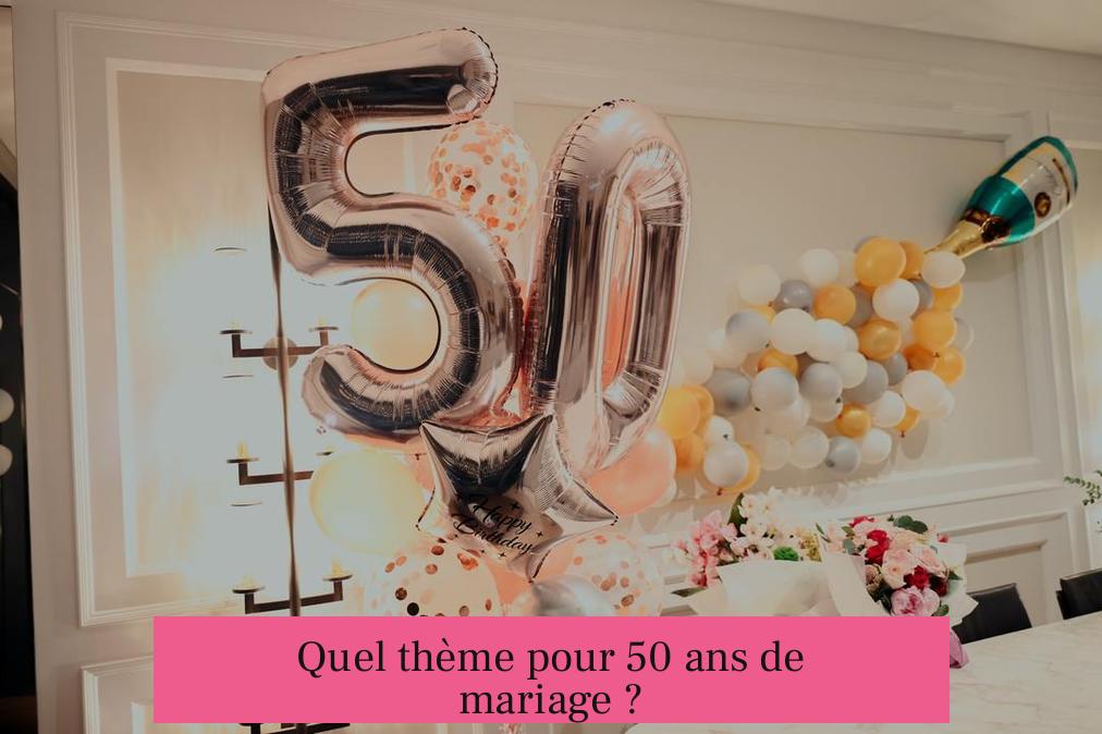 Quel thème pour 50 ans de mariage ?