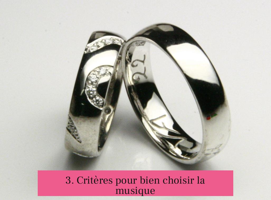 3. Critères pour bien choisir la musique