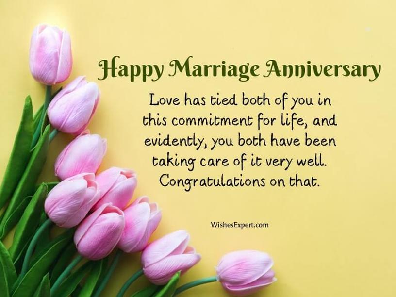 Comment souhaiter un joyeux anniversaire à un couple marié ?