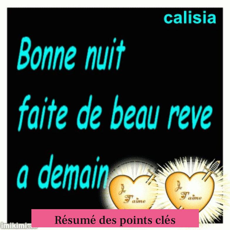 Résumé des points clés