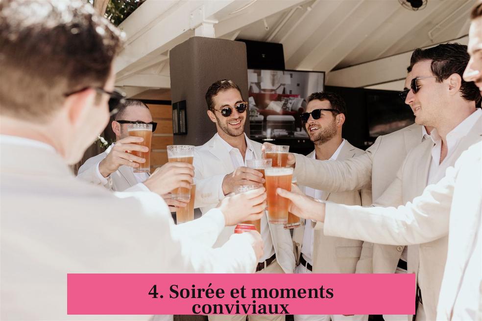 4. Soirée et moments conviviaux