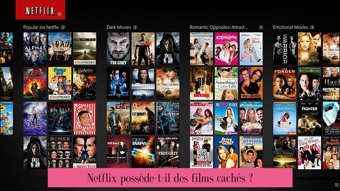 Netflix possède-t-il des films cachés ?