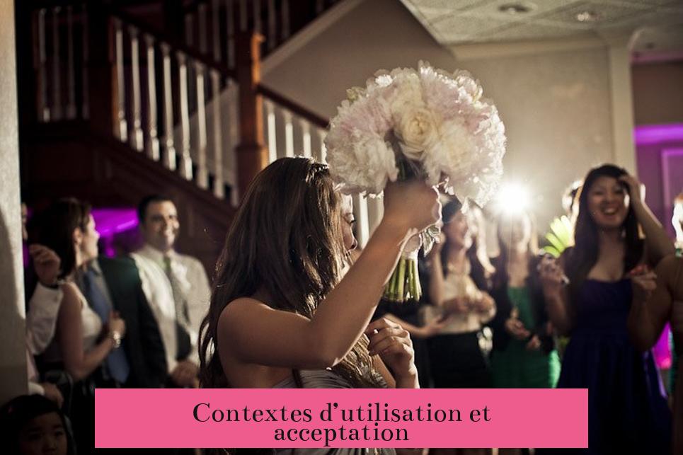 Contextes d’utilisation et acceptation