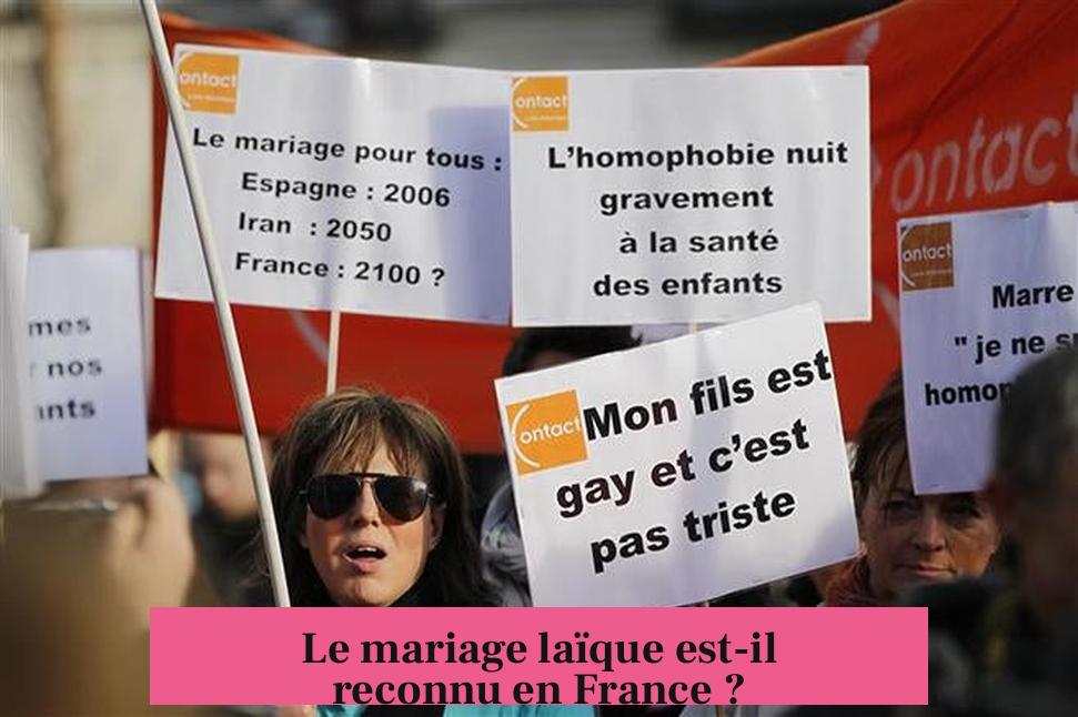 Le mariage laïque est-il reconnu en France ?