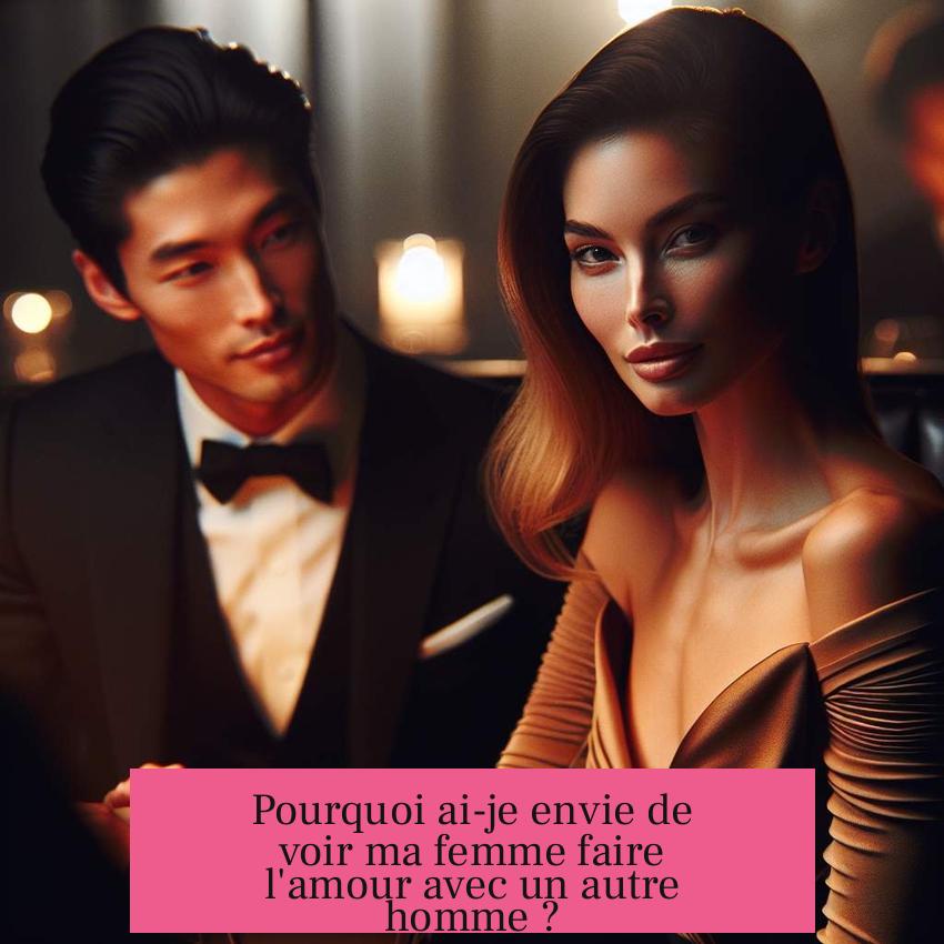 Pourquoi ai-je envie de voir ma femme faire l'amour avec un autre homme ?