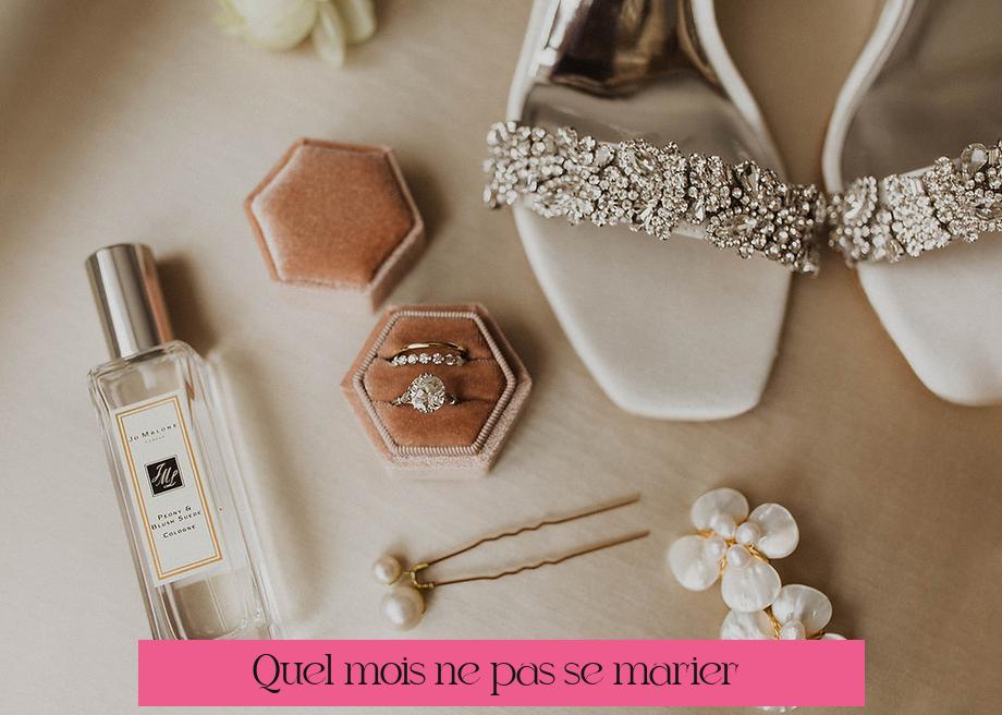 Quel mois ne pas se marier ?