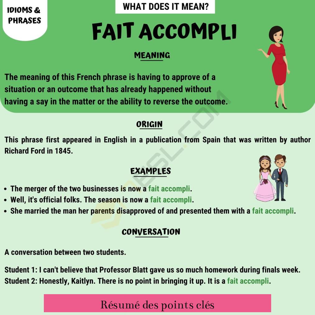 Résumé des points clés